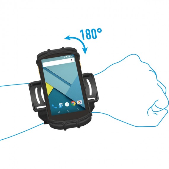 Support avant-bras - brassard universel pour smartphone et terminal portable