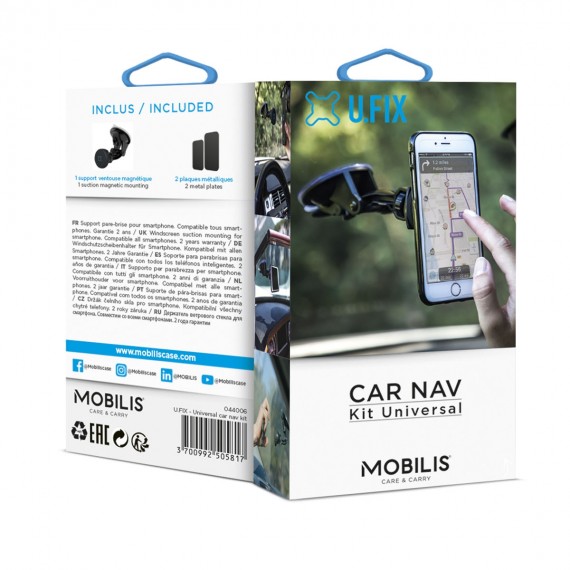 Support Auto Smartphone mobile magnétique Airfix V1 pour grille d'a