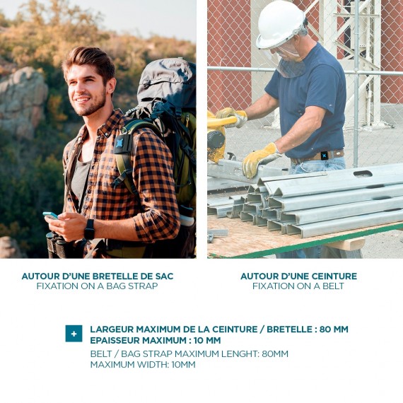 Phone holder Belt/Backpack strap - Universal 4-7'' Smartphone