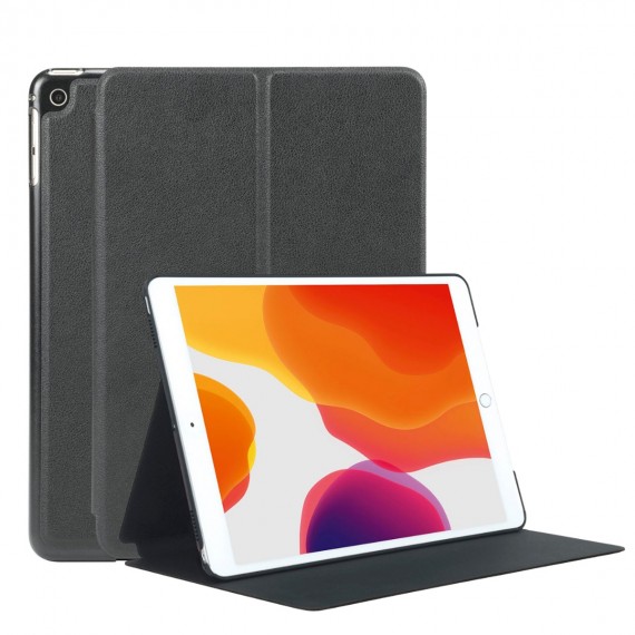 Coque de Protection Folio iPad 10.2 2021/2020/2019, iPad 9/8/7ème Gén,  Smart Cover Housse Antichoc avec Fonction Support, Noir