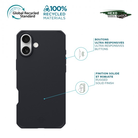 rugged Case iPhone 16 - antimicrobial - 100% recycled