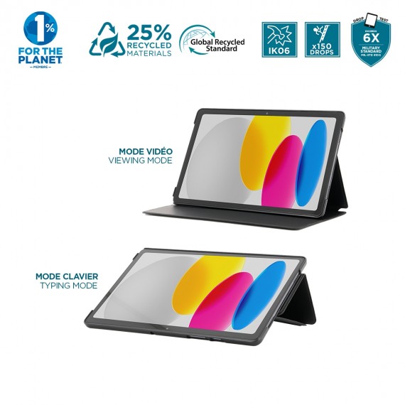 Étui Housse Pochette Tablette iPad 10.2 2020 (8th Gen), Bleu clair Coque  Mince Léger Anti-Chute, Rabat Magnétique