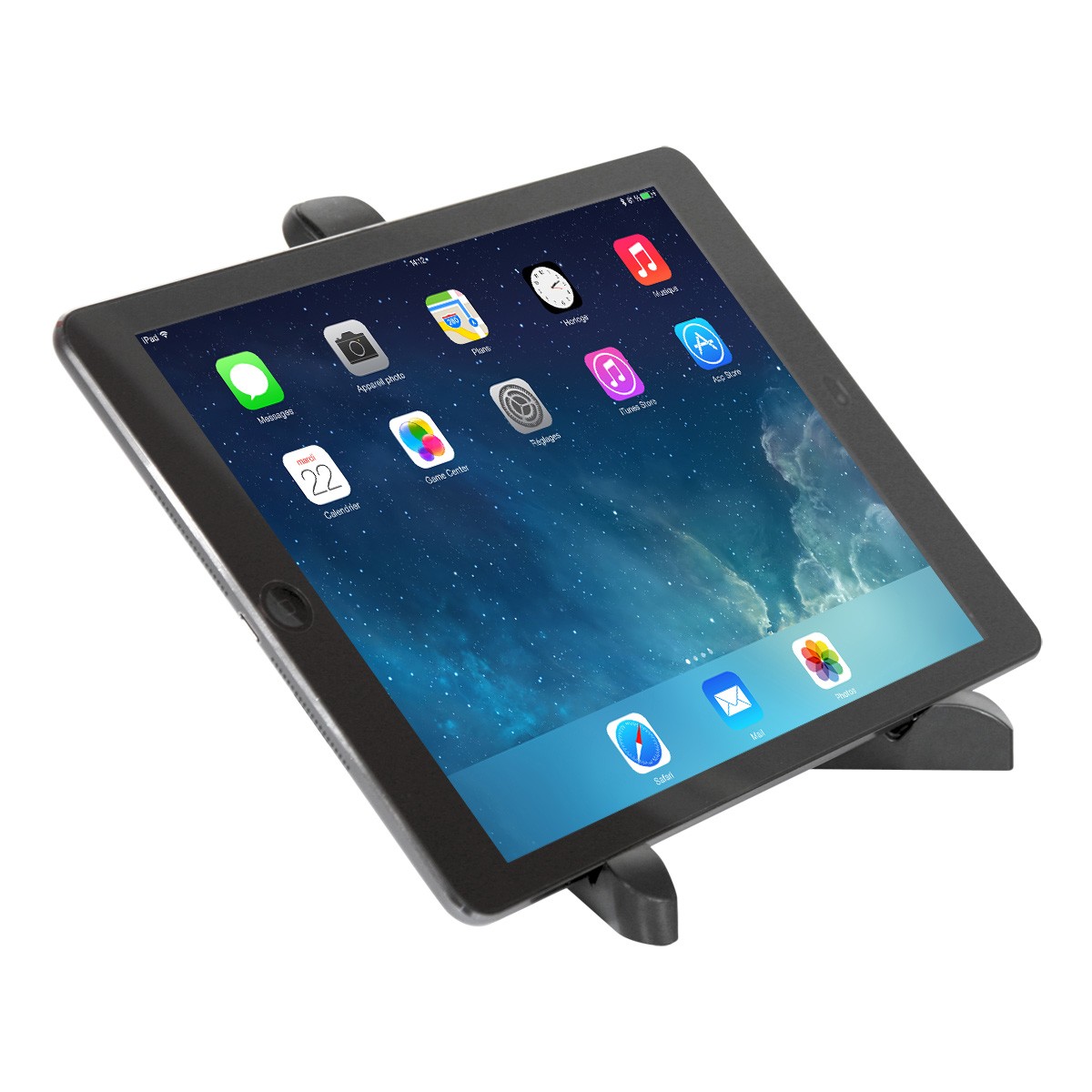 Support Pliable Et Réglable Pour Tablette, Smartphone, IPad - Noir Universel