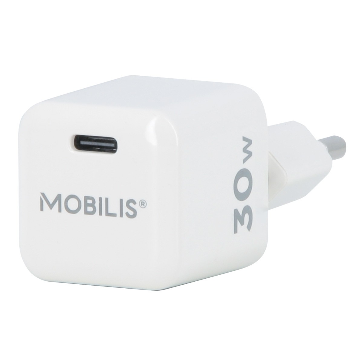 Chargeur USB-C GaN 30W Sonero - Charge Rapide, Détection Automatique, Blanc, Compact Pour Voyage