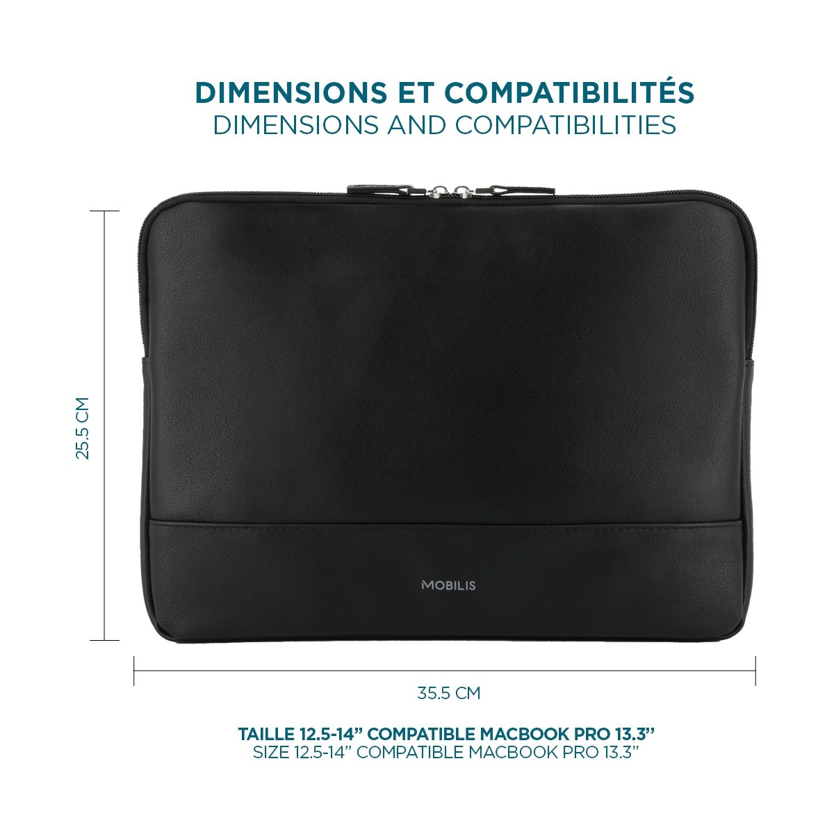 Housse étui Cuir Universel Horizontal - Pour Nokia E7 - Noir - Neuf Sous Blister