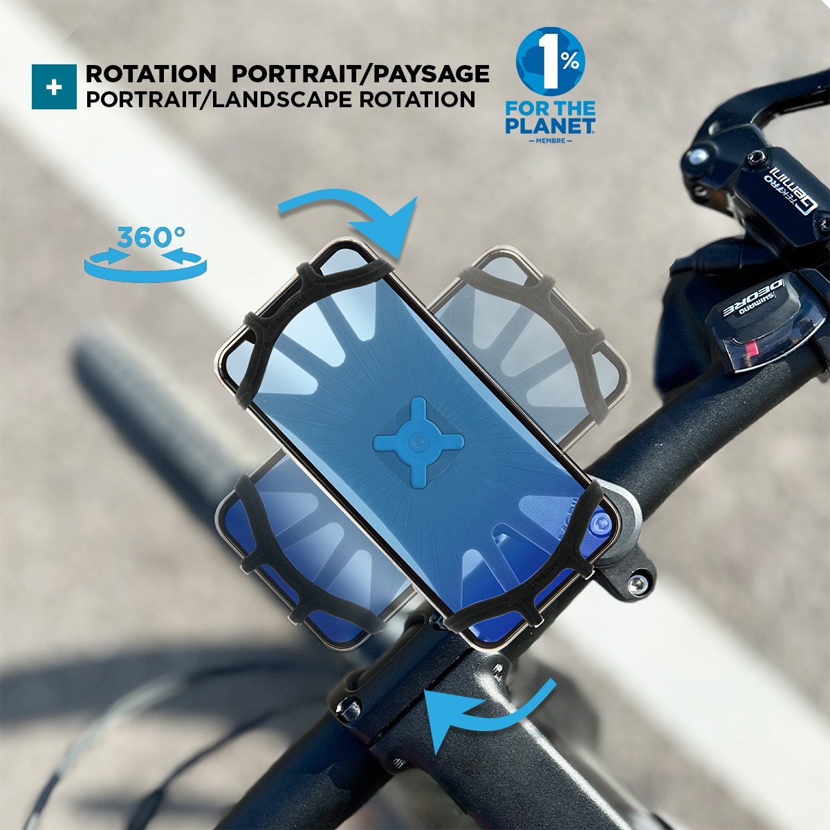 Sacoche Vélo Téléphone Étanche, Support Téléphone Vélo Cadre Guidon pour  Smartphone sous 6,5 Pouces - noir - Cdiscount Sport