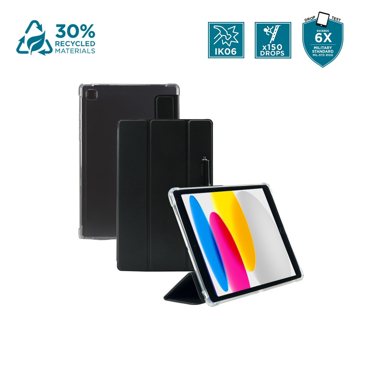 Étui à Rabat Pivotant Gear4 Pour IPad - Ip510G Chic Silver - Neuf