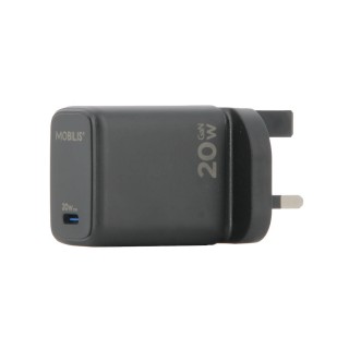 Fast Wall Charger UK - 20W - USB-C for Smartphone & Tablet 