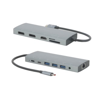 Docking station USB-C 12 in 1 - 100W