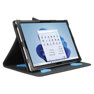 Coque pour Tablette Durcie Zebra ET51/ET56 10,1, Etui de Protection  Renforcée avec Trépied & Poignée Rotative 360°, Fabriqué en France, Noir