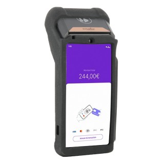 Coque de protection en silicone pour Ingenico DX 8000 - Noir