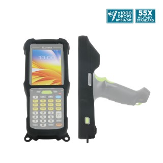 Coque de protection en silicone pour Zebra MC9400 - MC9450 - Noir