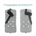 Universal elastic grip strap with stylus holder - Compatible with ENERGIA MOBILE 