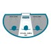 Magnetic Privacy Filter for Macbook Air 13.6'' M4 - Dim : 300x197mm
