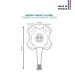 Magnetic Pogo Pin Dongle - USB-C 2.0 récepteur - ENERGIA MOBILE 