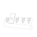 5-Port Charging Station 120W (UK Plug) - Compatible with ENERGIA MOBILE 
