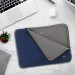 Housse pour ordinateur portable jusqu'à 16'' - Bleu marine & Gris