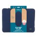 Housse pour ordinateur portable jusqu'à 16'' - Bleu marine & Gris