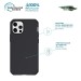 antimicrobial rugged case for iphone xr made from recycled materials