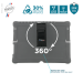 Coque de protection renforcée pour Microsoft Surface Pro 10 -Surface Pro 9 - Surface Pro 8 avec trépied + patte de saisie rotative 360°