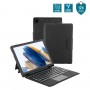 Coque de protection pour Galaxy Tab A8 10.5'' avec clavier Bluetooth® français détachable + touchpad