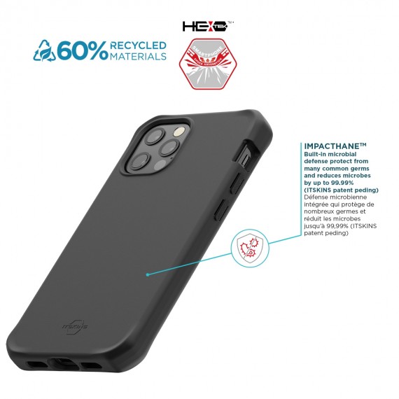Reinforced protective case for iPhone XR - antimicrobial - 100% recycled - Spectrum