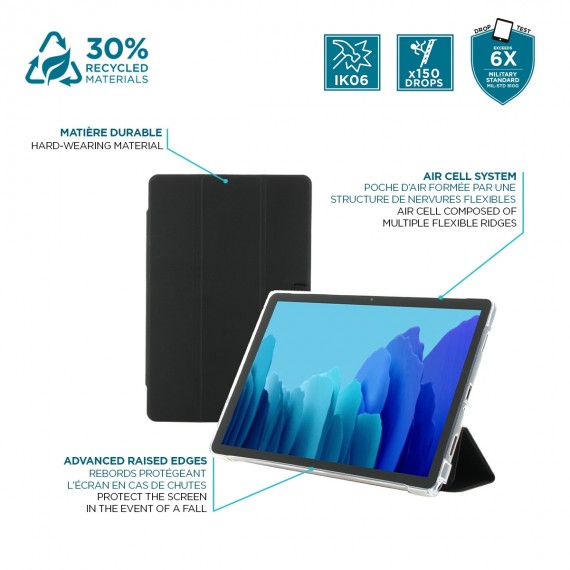 Protective case with folio and reinforced corners for Galaxy Tab A9+ 11'' (SM-X210 / SM-X216) - Edge