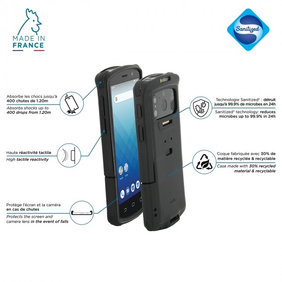 Rugged protective case for Unitech EA510 - PROTECH