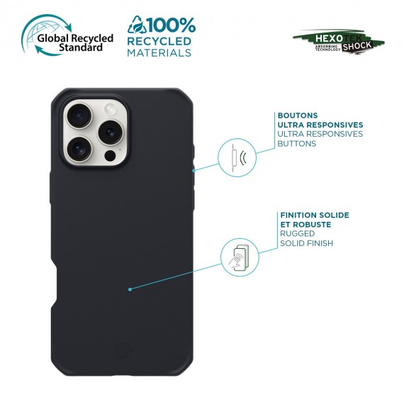 rugged Case iPhone 16 Pro - antimicrobial - 100% recycled 