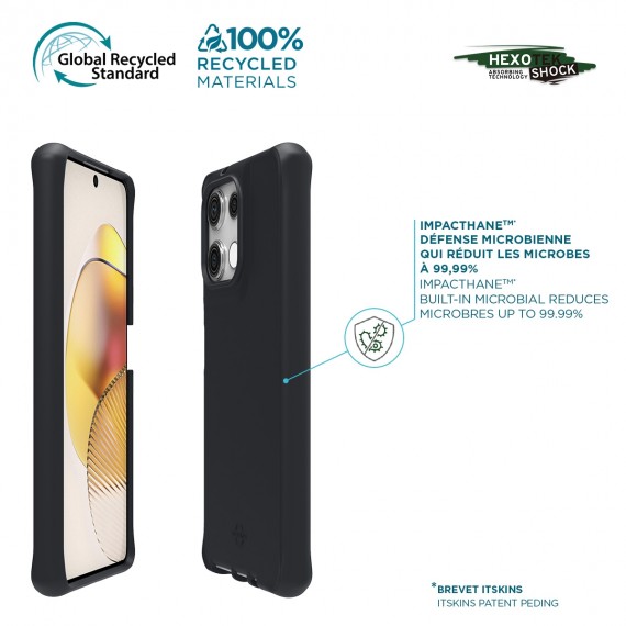 Case Motorola Moto G75 - antimicrobial - 100% recycled