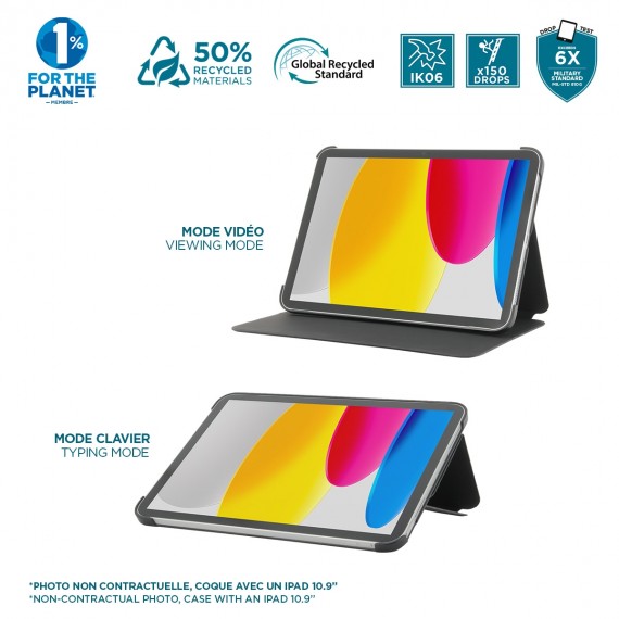 Eco-design protective case with flap for iPad Pro 11'' 2024