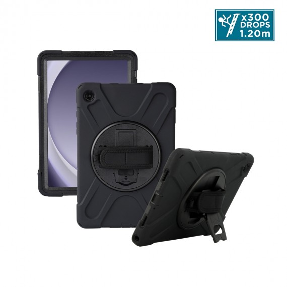 Reinforced protective case with shoulder strap for Galaxy Tab A9+ (SM-X216R / SM-X210R / SM-X216 / SM-X210) 
