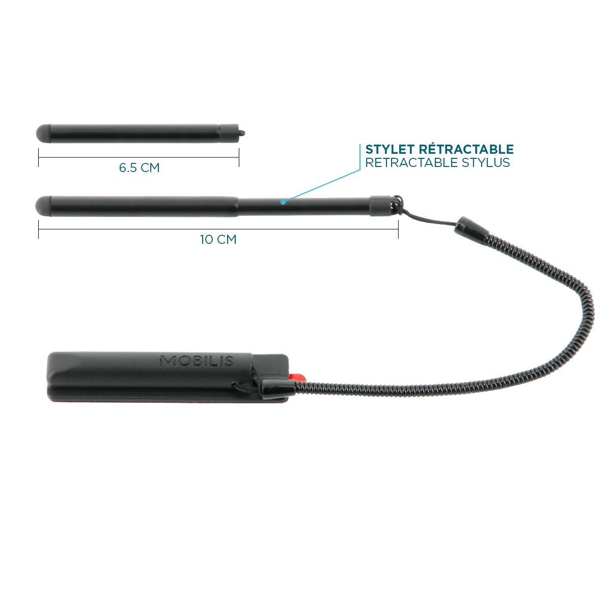 pack of 10 stylus and stylus holder for tablet, smartphone and pda