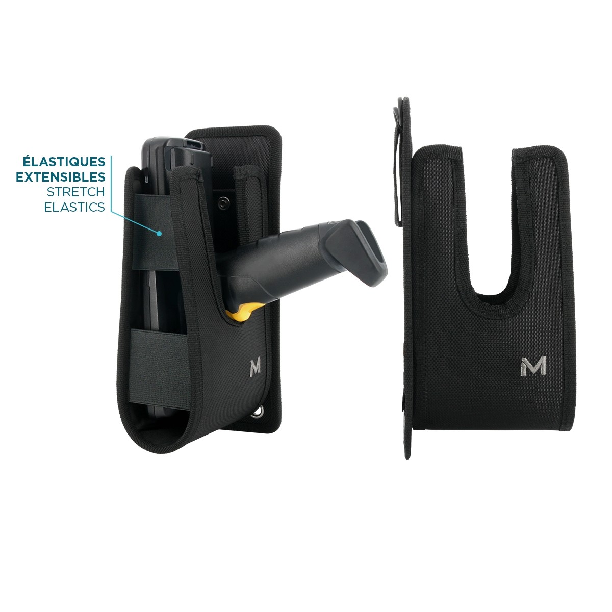holster for pos terminal and scanner with trigger belt clip + legstrap