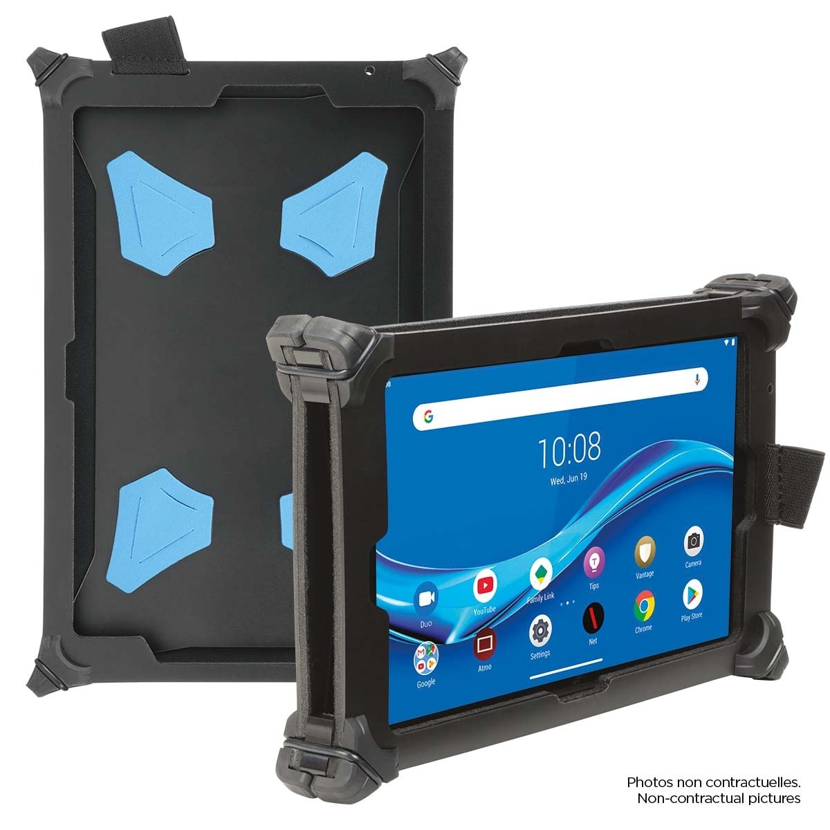 OtterBox - Advansia Housse de protection tablette pour Lenovo Tab M10 FHD  PLus (2nd Gen) TB-X606F Noir Super renforcée - Housse, étui tablette - Rue  du Commerce