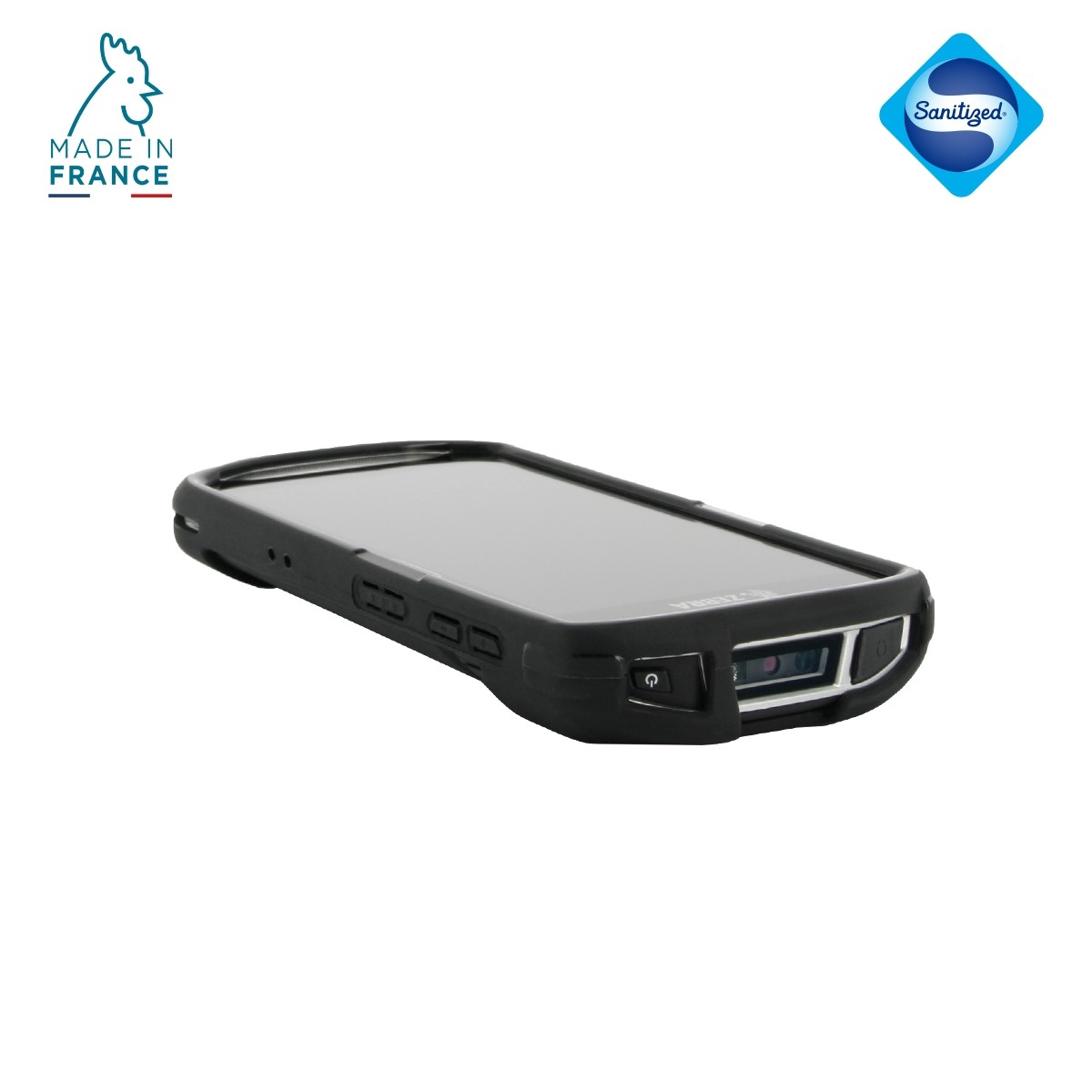 rugged case for zebra tc51/52/56/57 mobile scanner with ergonomic