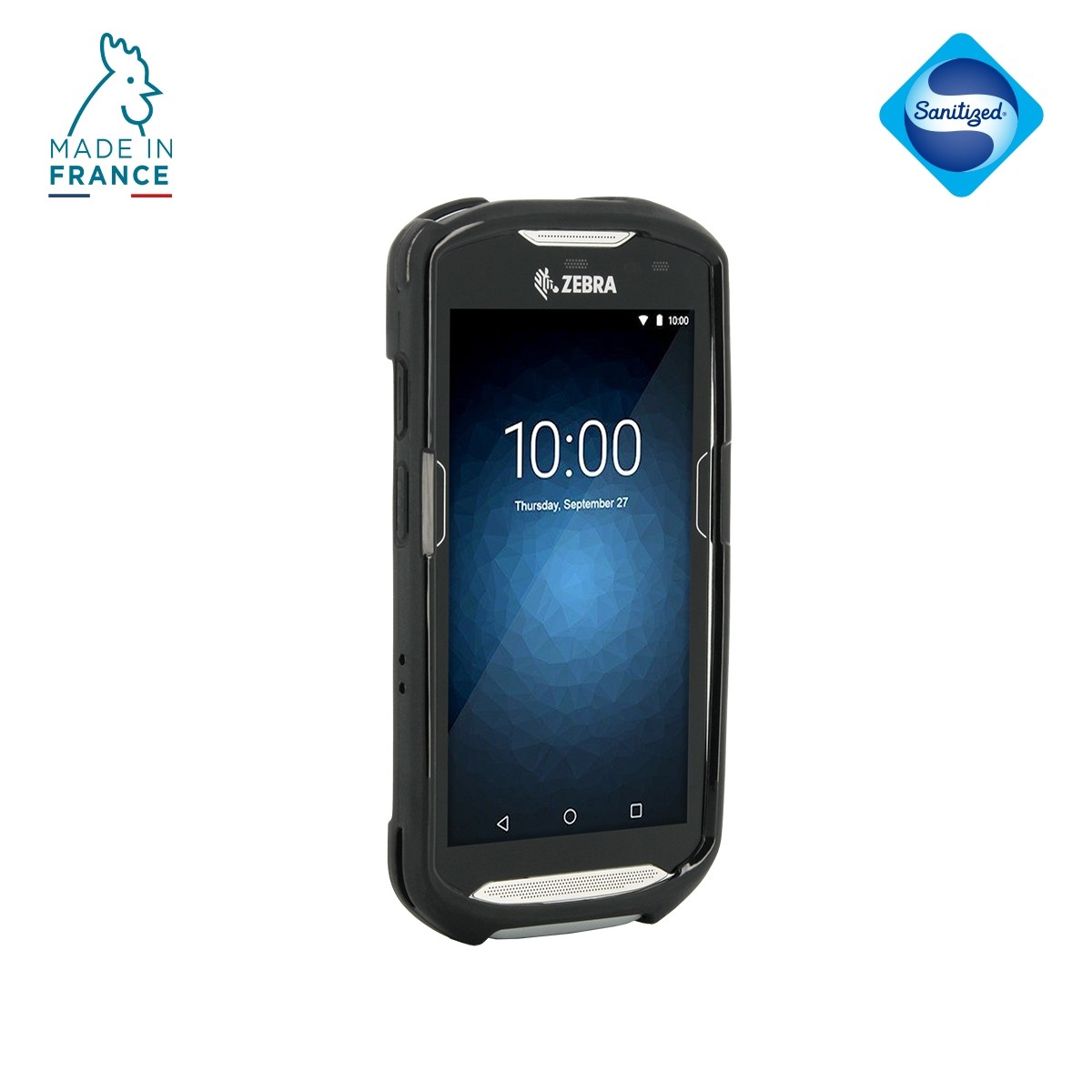 rugged case for zebra tc51/52/56/57 mobile scanner with ergonomic