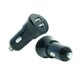 Car charger 2 USB (12-24V-out 5.0V - 1x1A - 1x2.1A)