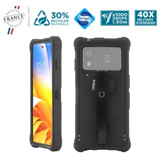 Rugged protective case for Zebra EM45 + handstrap