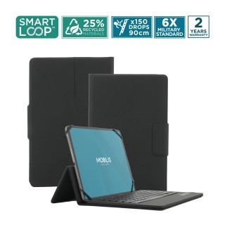 Folio protective case for 9-11'' tablet with French Bluetooth® Keyboard - Element
