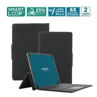 Folio protective case for 9-11'' tablet with French Bluetooth® Keyboard + Touchpad - Element