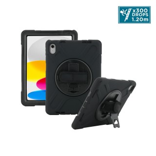 Reinforced protective case with shoulder strap for iPad 11" 2025 (11th gen) - iPad 10.9" (10th gen) 