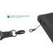 Universal shoulder strap with secure opening system + expandable pocket - 2 attachment points 