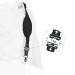Universal shoulder strap with secure opening system + expandable pocket - 2 attachment points 