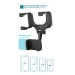 Universal smartphone holder for interior rear-view mirror 
