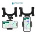 Universal smartphone holder for interior rear-view mirror 
