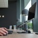 Ergonomic 360° rotating PC stand