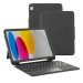 Protective case for iPad 10.9'' with detachable French Bluetooth® keyboard + touchpad