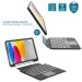 Protective case for iPad 10.9'' with detachable French Bluetooth® keyboard + touchpad