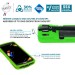 Reinforced protective case for Zebra TC101 - TC201 + grip strap - PROTECH - HI-VIS Green